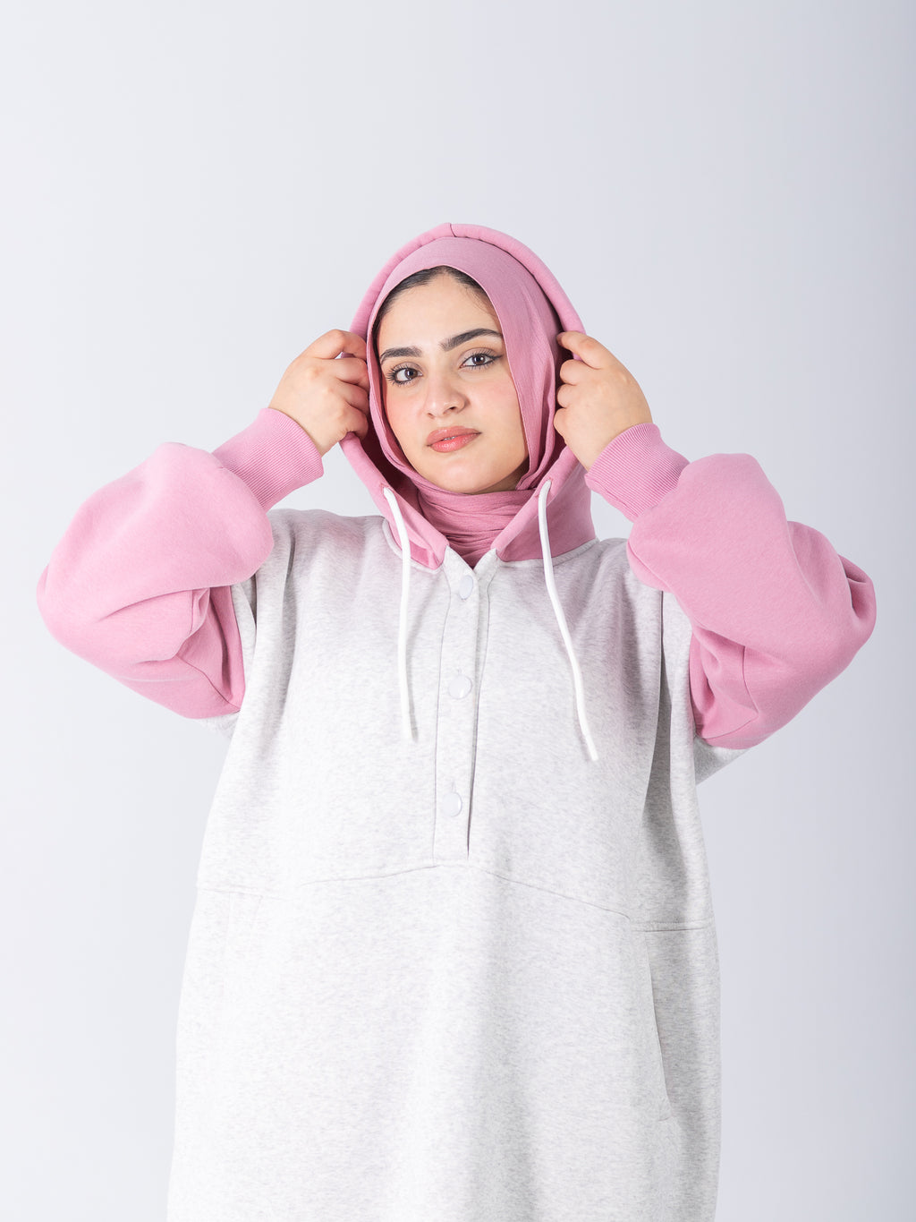 YOSR Hoodie Dress - All Grey