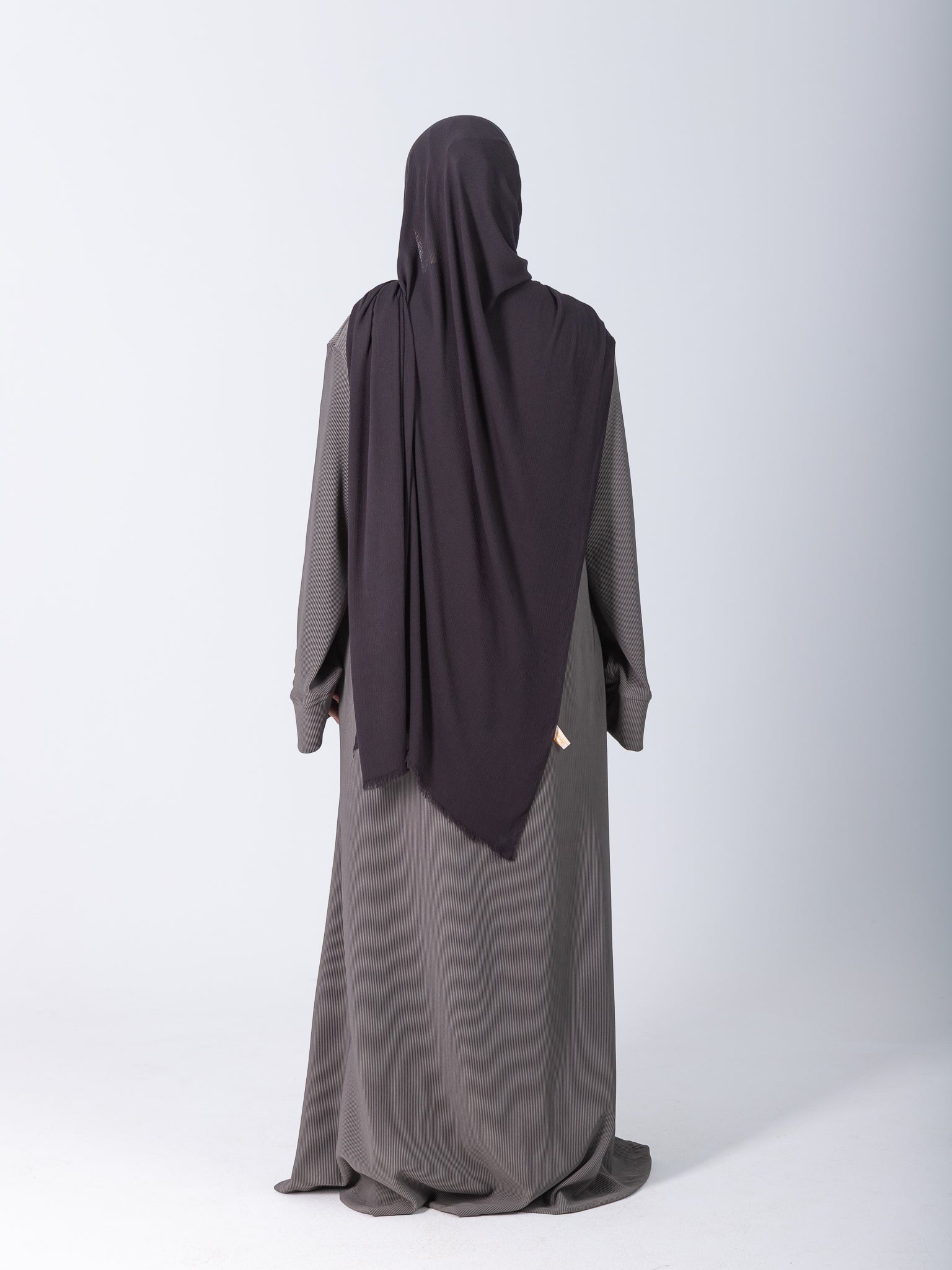 YOSR Classic Wide Abaya - Grey